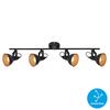BRILONER Bodové svítidlo 79 cm 4x E14 40W černá BRILO 2049-045
