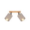 BRILONER Bodové svítidlo 28,5 cm 2x E27 25W taupe BRILO 2078-021