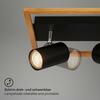 BRILONER Spot, 43 cm, 3x GU10, max. 9W, černá BRILO 2138035
