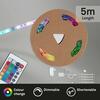 BRILONER RGB LED pásek 500 cm 0,12W bílé BRILO 2267-150P
