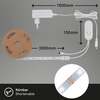 BRILONER Magic RGBIC LED pásek, 3 metry, s hudebním senzorem, 12 W, umělá hmota BRILO 2311090