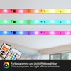 BRILONER Digitální RGB LED pásek s hudebním senzorem 500 cm 0,12W bílé BRILO 2313-150