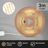 BRILONER COB LED Strip 3m, samolepící, teplá bílá, bílé 2318480