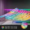 BRILONER COB LED pásek 3m, dálkový ovladač, RGB IC dynamické barvy, bílý 2322480