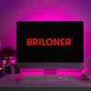 BRILONER LED Strip 20m, dálkový ovladač, RGB barevné módy, bílé 2323360