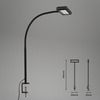 BRILONER LED svítidlo se svorkou 80,5 cm 7,5W 800lm černá BRILO 2604-015