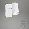 BRILONER Bodové svítidlo 12,3 cm 1xGU10 40W bílé BRILO 2857-016