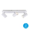 BRILONER Bodové svítidlo 45 cm 3xGU10 40W bílé BRILO 2857-036