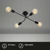 BRILONER Bodové svítidlo 67 cm 4x E27 60W černá BRILO 2886-045