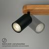 BRILONER Bodové svítidlo 27 cm 2xGU10 max. 9W černá BRILO 2922-025