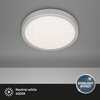 BRILONER LED stropní svítidlo pr. 28 cm 18W 2000lm stříbrná BRILO 3048-014