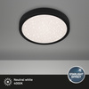 BRILONER LED stropní svítidlo pr. 28 cm 18W 2000lm černá BRILO 3048-015