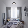 BRILONER LED stropní svítidlo pr. 28 cm 18W 2000lm černá BRILO 3048-015