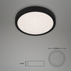 BRILONER LED stropní svítidlo pr. 28 cm 18W 2000lm černá BRILO 3048-015