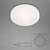 BRILONER LED stropní svítidlo pr. 28 cm 18,5W 2000lm bílé BRILO 3048-016