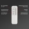 BRILONER LED CCT rám 110 cm 40W 5200lm chrom BRILO 3050018