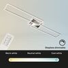 BRILONER LED CCT rám 110 cm 40W 5200lm chrom BRILO 3050018