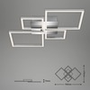 BRILONER LED rám 75 cm 44W 4000lm chrom BRILO 3128-018