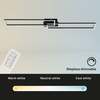 BRILONER LED CCT rám 110 cm 40W 2x2200lm černá BRILO 3145015