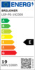BRILONER LED CCT rám 110 cm 51W 5500lm chrom BRILO 3154-018