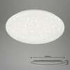 BRILONER LED stropní svítidlo hvězdné nebe, pr. 48 cm, 24 W, bílé BRILO 3226-016
