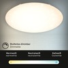 BRILONER LED stropní svítidlo hvězdné nebe, CCT, noční světlo, dálkový ovladač, stmívatelné BRILO 3318-016