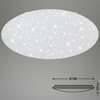 BRILONER LED stropní svítidlo hvězdné nebe, CCT, noční světlo, dálkový ovladač, stmívatelné BRILO 3318-016