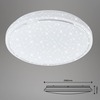 BRILONER LED stropní svítidlo hvězdné nebe, pr. 56 cm, 48 W, bílé BRILO 3345-016