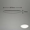 BRILONER LED stropní svítidlo s čidlem, pr. 38 cm, 22 W, bílé IP44 BRILO 3362-116