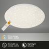 BRILONER LED stropní svítidlo hvězdné nebe, CCT, noční světlo, dálkový ovladač, stmívatelné, bílé BRILO 3367-216