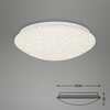 BRILONER LED stropní svítidlo hvězdné nebe, pr. 28 cm, 15 W, bílé BRILO 3373-016
