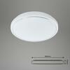 BRILONER LED stropní svítidlo hvězdné nebe, pr. 38 cm, 23 W, bílé BRILO 3374-216