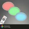 BRILONER CCT RGB LED stropní svítidlo, pr. 50 cm, 40 W, šedá BRILO 3503-014