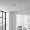 BRILONER LED stropní svítidlo, 60 cm, 10,5 W, 1400 lm, chrom BRILO 3517-028