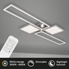 BRILONER CCT LED stropní svítidlo, 120 cm,50 W, hliník-chrom BRILO 3531-018