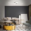 BRILONER CCT LED stropní svítidlo, 120 cm,50 W, hliník-chrom BRILO 3531-018