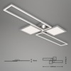 BRILONER CCT LED stropní svítidlo, 120 cm,50 W, hliník-chrom BRILO 3531-018