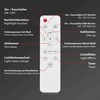 BRILONER LED stropní svítidlo, 110 cm, 40 W, 5200 lm, černá BRILO 3538-015