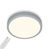 BRILONER CCT LED přisazené svítidlo pr. 38 cm, 22 W, 2900 lm, stříbrná BRILO 3704-014