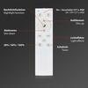 BRILONER RGBW LED přisazené svítidlo pr. 38 cm, 22 W, 2900 lm, stříbrná BRILO 3709-014