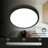 BRILONER RGBW LED přisazené svítidlo pr. 38 cm, 22 W, 2900 lm, černá BRILO 3709-015