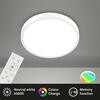 BRILONER RGBW LED přisazené svítidlo pr. 38 cm, 22 W, 2900 lm, bílé BRILO 3709-016