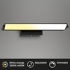 BRILONER LED nástěnné svítidlo, s CCT svítidlo LED panel, stmívatelné 52,5 cm, 15 W, černá BRILO 3723-015