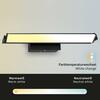 BRILONER LED nástěnné svítidlo, s CCT svítidlo LED panel, stmívatelné 52,5 cm, 15 W, černá BRILO 3723-015