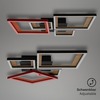 BRILONER LED stropní svítidlo, 53 cm, 38 W, 4200 lm, černá-dřevo BRILO 3727-015