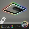 BRILONER RGB CCT LED stropní svítidlo, 57cm, 20 W, 1800 lm, černá BRILO 3736-015