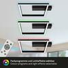 BRILONER RGB CCT LED stropní svítidlo, 57cm, 20 W, 1800 lm, černá BRILO 3736-015
