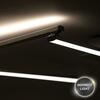 BRILONER B smart CCT LED stropní svítidlo, 227,2 cm, 24 W, 2600 lm, hliník-chrom BRILO 3737-018