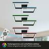BRILONER RGB CCT LED stropní svítidlo, 64 cm, 40 W, 3600 lm, černá BRILO 3753-015