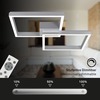 BRILONER RGB CCT LED stropní svítidlo, 64 cm, 40 W, 3600 lm, hliník BRILO 3753-019